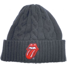 Rolling Stones - The Rolling Stones Unisex Beanie Hat: Classic Tongue (Cable Knit)