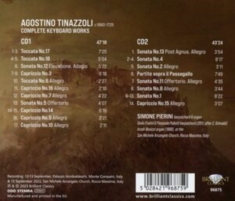 Tinazzoli Agostino - Complete Keyboard Works