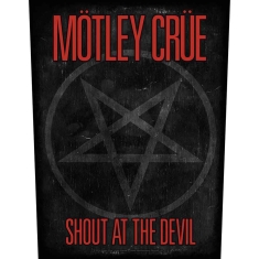 Motley Crue - Shout At The Devil Pentagram Back Patch