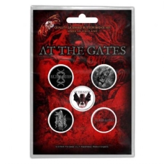 At The Gates - Button Badge Pack: Drink From Night Itse