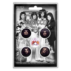 Queen - Button Badge Pack: Faces (Retail Pack)