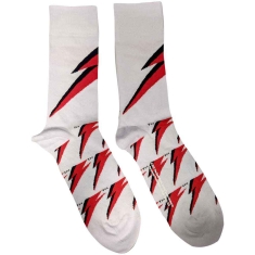 David Bowie - Unisex Ankle Socks: Flash (UK Size 7 - 11)