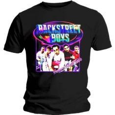 Backstreet Boys - BACKSTREET BOYS UNISEX TEE: LARGER THAN 