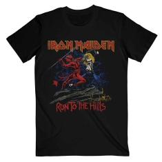 Iron Maiden - Iron Maiden Unisex T-Shirt: Number of the Beast Run To The Hills