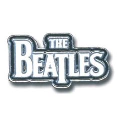 The Beatles - Drop T Logo Wht Pin Badge