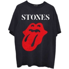 The Rolling Stones - Unisex T-Shirt: Sixty Classic Vintage Solid Tongue