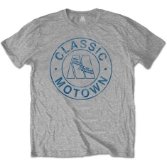 Motown Records -  Motown Records Unisex T-Shirt: Classic Circle (Grey) (L) in the group MERCHANDISE / T-shirt / Övrigt at Bengans Skivbutik AB (4287022)