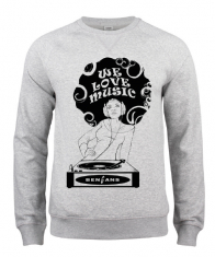 Bengans Sweatshirt - We Love Music