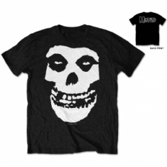 Misfits - Classic Fiend Skull (Large) Unisex Back Print T-Shirt