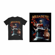 Megadeath - Santa Vic Chimney (Medium) Unisex T-Shirt