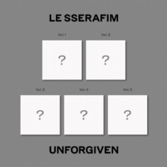 LE SSERAFIM - 1st Studio Album (UNFORGIVEN) (COMPACT ver.) Random Ver. + Polaroid photocard(SW