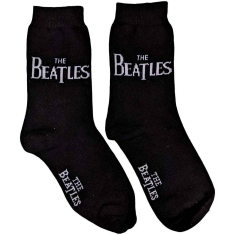 The Beatles - Drop T Logo Hor..Lady Bl Socks (Eu 37-41