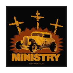 Ministry - Ministry Standard Patch: Jesus Built My Hotrod (Loose)