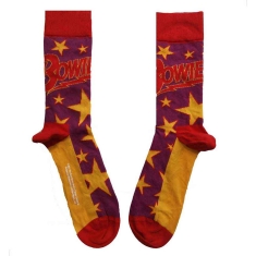 David Bowie - Stars Infill Uni Purp Socks (Eu 40-45)