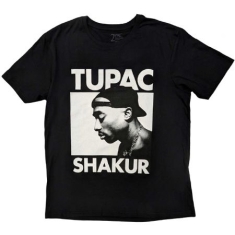 Tupac - Unisex T-Shirt: Eyes Closed (Large)