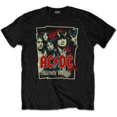 AC/DC - Unisex T-Shirt: Highway To Hell Sketch (Medium)