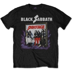 Black Sabbath - Unisex T-Shirt: Sabotage Vintage (XX-Large)