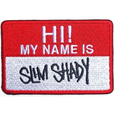 Eminem - Slim Shady Name Badge Woven Patch