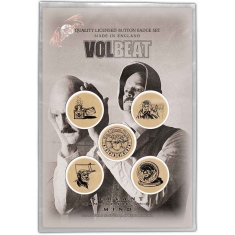 Volbeat - Servant Of The Mind Button Badge Pack