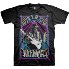 Jimi Hendrix - Unisex T-Shirt: Electric Ladyland Neon (