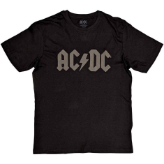 AC/DC - Unisex Hi-Build T-Shirt: Logo (Large)