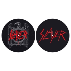 Slayer - Eagle/Scratched Logo Slipmat Pair