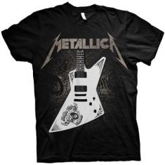 Metallica - Unisex T-Shirt: Papa Het Guitar (Medium)