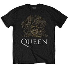 Queen - Unisex T-Shirt: Crest (XX-Large)
