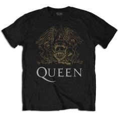 Queen - Crest Uni Bl T-Shirt  (XL)