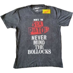 The Sex Pistols - Unisex T-Shirt: NMTB Distressed (Wash Collection) (Medium)