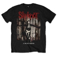 Slipknot - Unisex T-Shirt: .5: The Gray Chapter Album (Large)