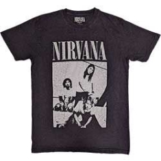 Nirvana - Unisex T-Shirt: Sitting (Distressed) (XX