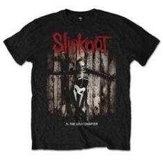 Slipknot - Unisex T-Shirt: .5: The Gray Chapter Album (Small)
