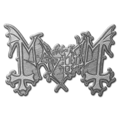 Mayhem - Pin Badge: Logo (Die-Cast Relief)