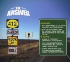 Answer - 412 Days Of Rock'n'roll (Cd+Dvd) in the group CD / Rock at Bengans Skivbutik AB (450701)