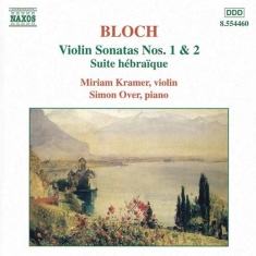 Bloch Ernest - Violin Sonatos Nos 1 2