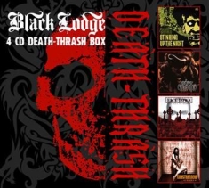 Blandade Artister - Black Lodge - Death Thrash 4Cd Box