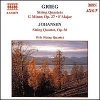 Grieg / Johansen - Stråkkvartett G-Moll Op 27  Op 35 in the group OTHER / Övrigt /  at Bengans Skivbutik AB (540780)