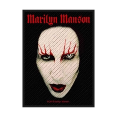 Marilyn Manson - Woven Patch: Face