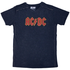 Ac/Dc - Logo Snow Wash Uni Navy   