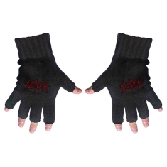 Slayer - Scratched Logo Fingerless Gloves
