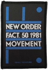 New Order - Patch Fact 50 (10,1 X 8,5 Cm)