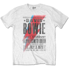 David Bowie - Hammersmith Odeon Uni Wht   