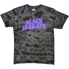 Black Sabbath - Wavy Logo Uni Bl Dip-Dye   