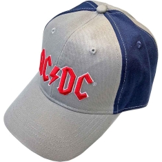 Acdc - Red Logo Grey/Navy Baseball C