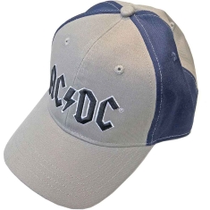 Ac/Dc - Black Logo Grey/Navy Baseball C