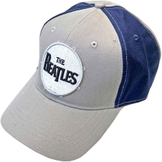 The Beatles - Drum Logo Grey/Navy Baseball C
