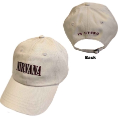 Nirvana - Text Logo In Utero Sand Baseball C