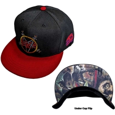 Slayer - Hell Awaits Red/Bl Snapback C