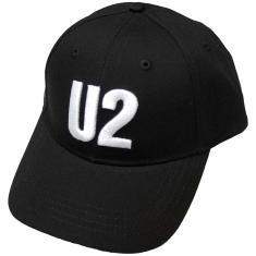 U2 - White Logo Bl Baseball C